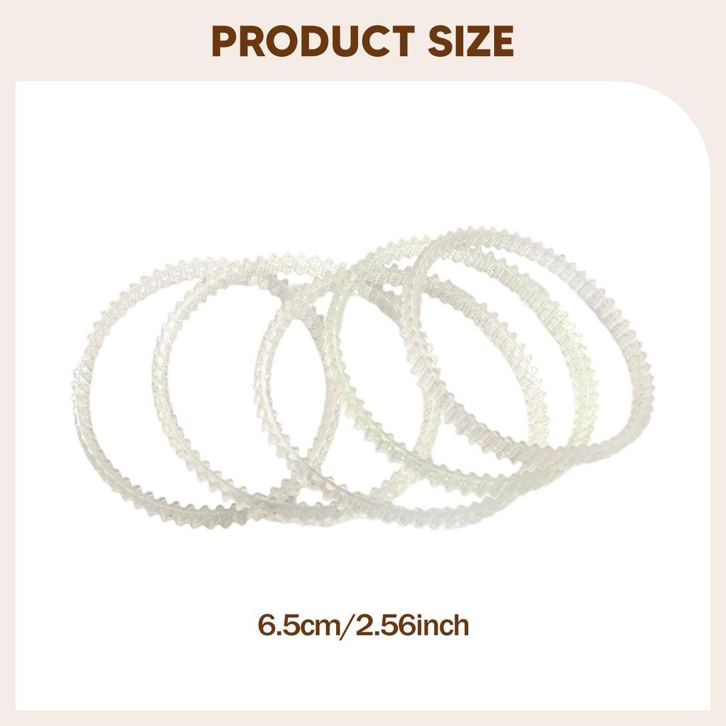 6Pcs KT6808 Chain Dentate Strips, Rotary Tumbler Conveyor Belts ,Jewelry Parts