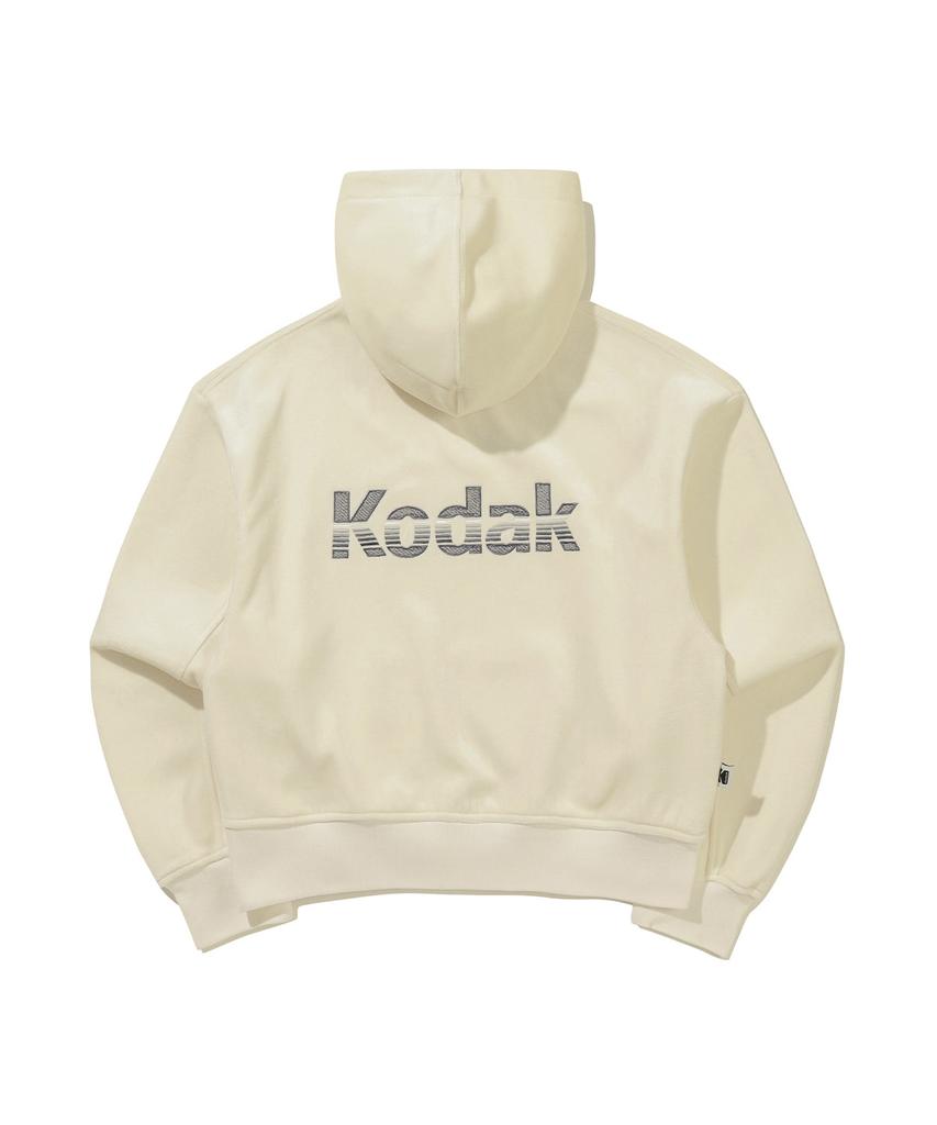 KODAK Rainbow Velvet Hoodie Women'S Ivory