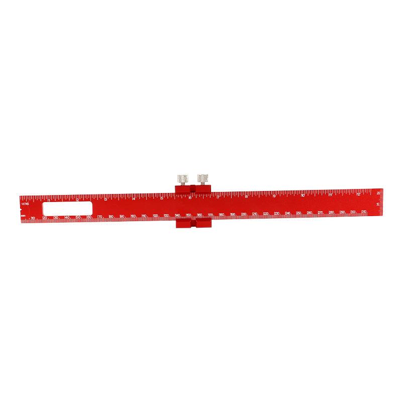 Woodworking Precision T-Square and Marking Ruler with Slider