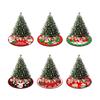 Christmas Tree Skirt Christmas Tree Mat Base Covers 90cm/35Inch for Home Decoration Winter Holiday Party Centerpieces