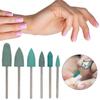 6 stücke Nagel Bohrer Nail art Bohrer Maniküre Schleifen Kopf Nagel Polieren Bits Zubehör