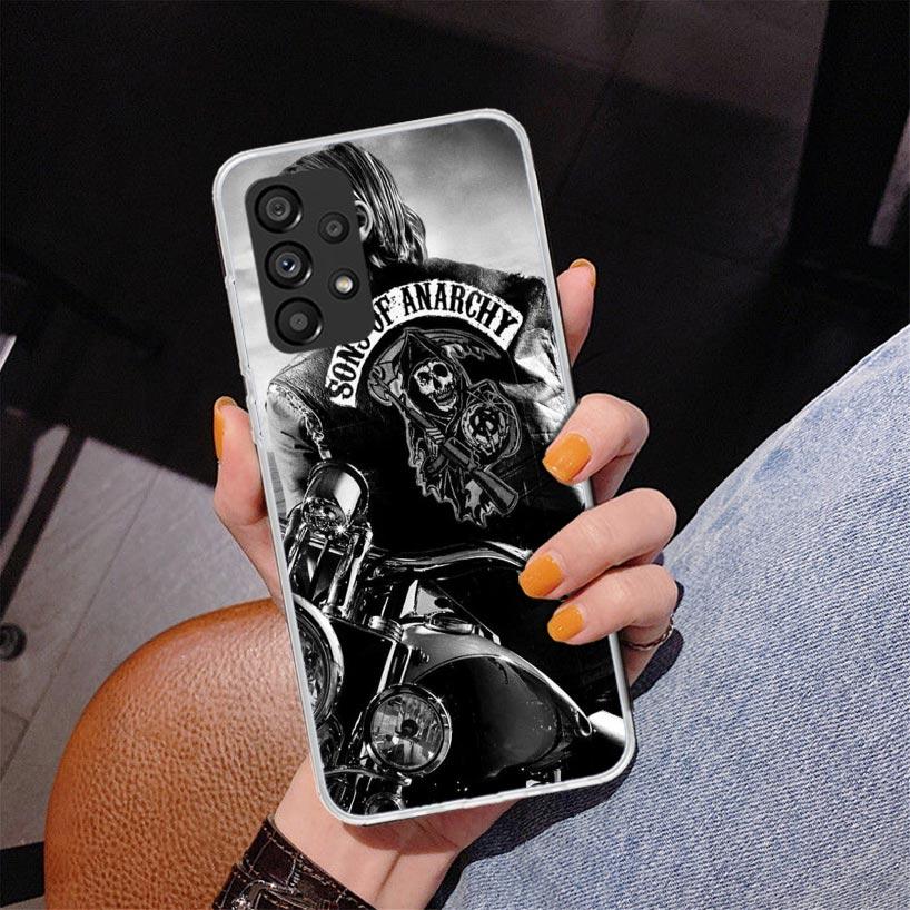 Sons Of Anarchy Black Phone Case For Samsung Galaxy A17 A16 A15 A14 A13 A57 A56 A55 A54 A53 A37 A36 A35 A34 A33 A26 A25 A24 A23