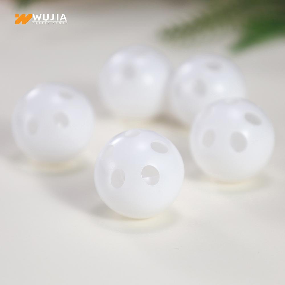 30Pcs 24mm Plastic Rattle Squeaker Bell Balls Noisemaker Repair Fix DIY Crafts Insert Pet Baby Random Color1pcs Plush Dol