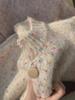 2024 American Soft Waxy Loose Knit Long Sleeve Cardigan Sweater Top for Ladies