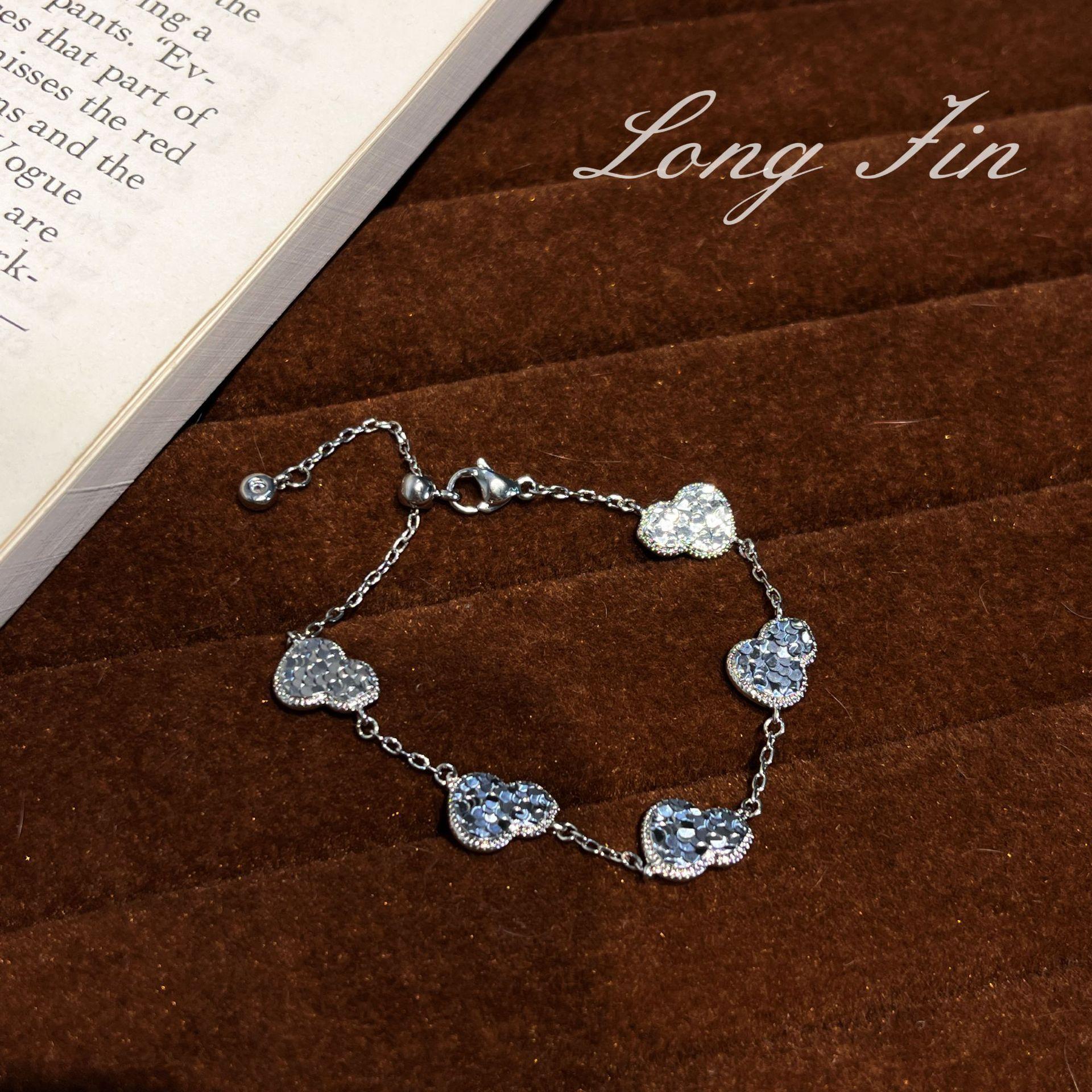 Small Sweet Potato Light Luxury Cnc Craft Crushed Ice Ice Gourd Bracelet Niche Explosion Simple High Sense Exquisite