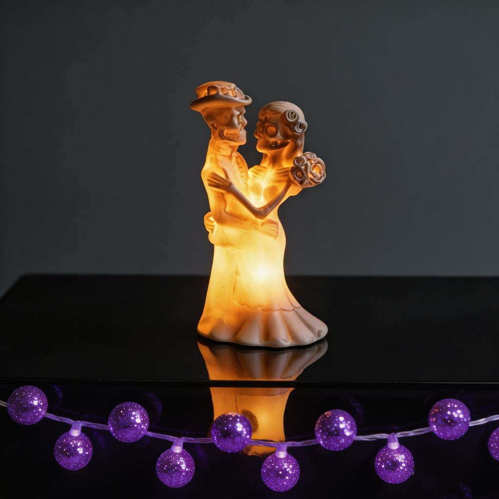Halloween Pumpkin LED Candle Flameless Tabletop Decor for Home Party and Holiday