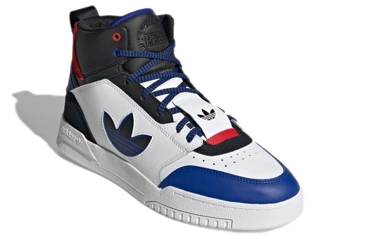 Adidas Originals Drop Step Mid Top Sneakers White/Black/Blue GW6188