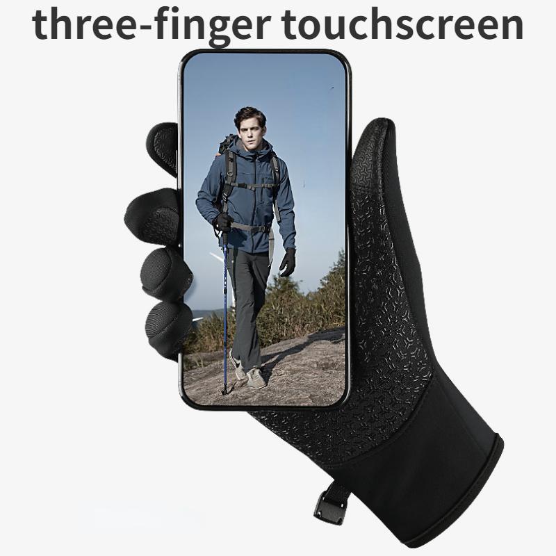 Winterhandschuhe, Touchscreen, wasserabweisend, thermisch, zum Laufen, Radfahren, Fahren, Wandern, winddicht, warme Geschenke für Männer und Frauen