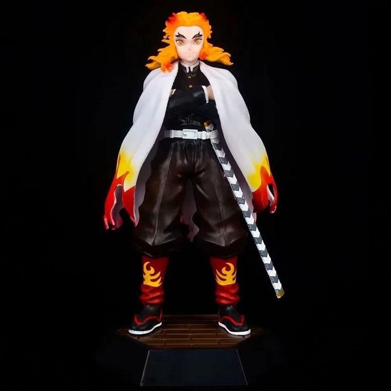 Anime Demon Slayer Kimetsu No Yaiba Kyojuro Rengoku Pvc Action Figure Japanese Anime Figure Model Toys Collection Doll Gift