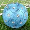 Manchester CitySoccer Ball Colorful All Ages Machine Stitched PVC Competition Ready Durable High-Bounce