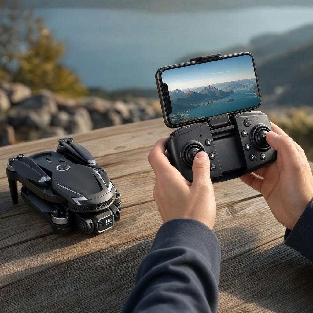 Brushless Camera Drone for HD Aerial Photography, Remote Control Quadcopter for Adults