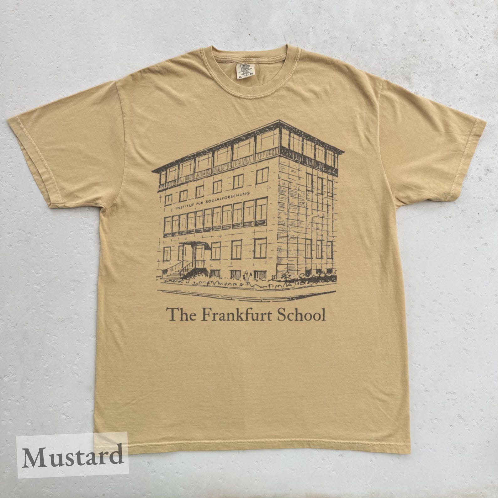 The Frankfurt School | Sociology & Critical Theory Shirt, Adorno, Horkheimer, Walter Benjamin, Marcuse, Habermas, Academia Tee 4XL