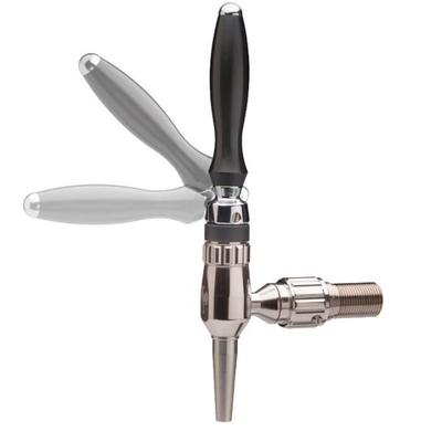Nordic Beer Tap with Satin Stainless Steel Compensator 5/8" 35 Mm