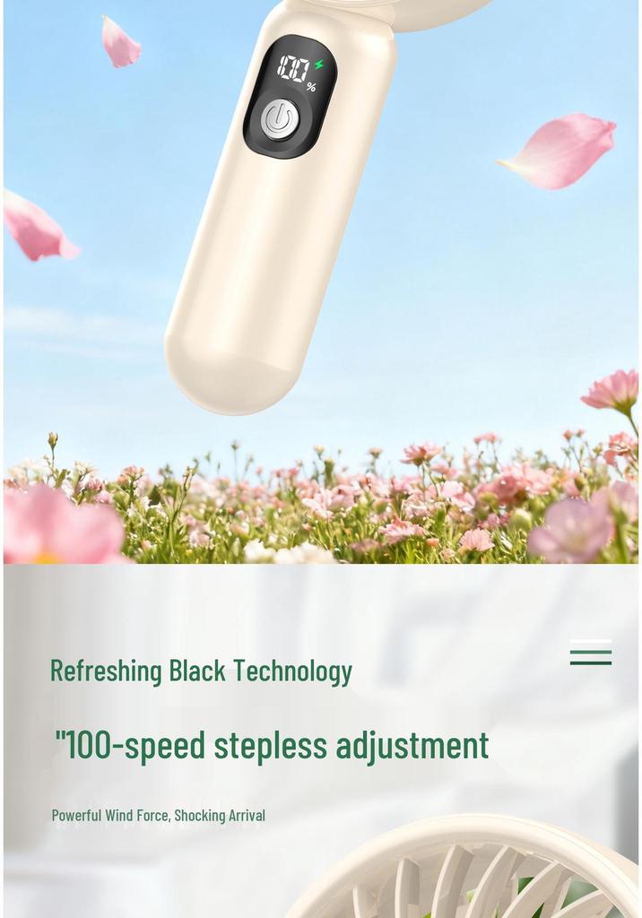 Portable USB Mini Silent Fan - Strong Wind, Ideal for Dorms & Gifts