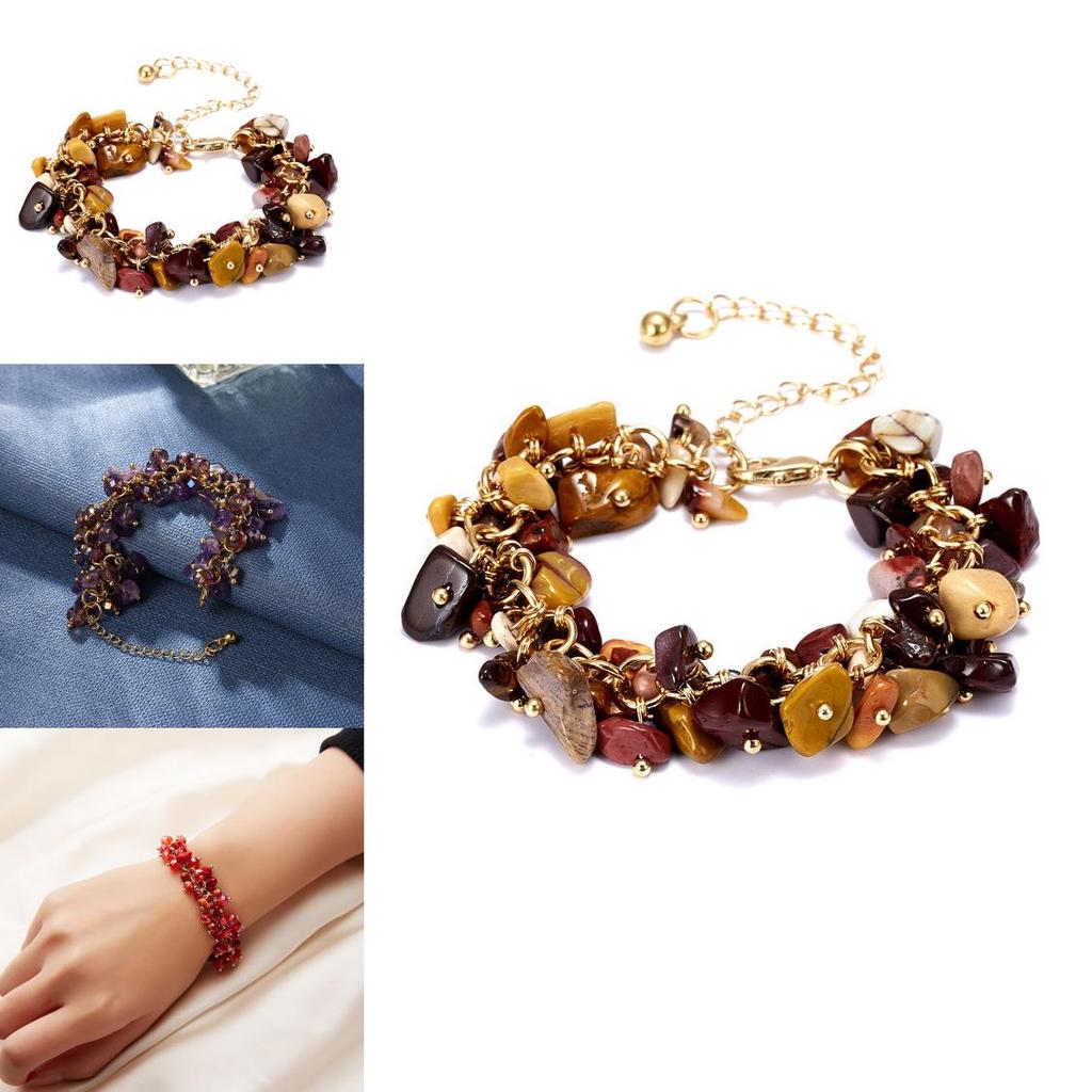 Crystal Beaded Bracelet For Men And Women With Geometric Design For Travel Gift