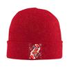 Japanese Koi Carp Fish Cherry Blossom Knitted Hat Womens Unisexs Skullies Beanies Autumn Winter Hats  Warm Caps