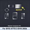 PPF Protection Film for BYD ATTO 3 EVO 2026 Matte Transparent TPU LCD GPS Navigation Gear Panel Center Console Car Accessories