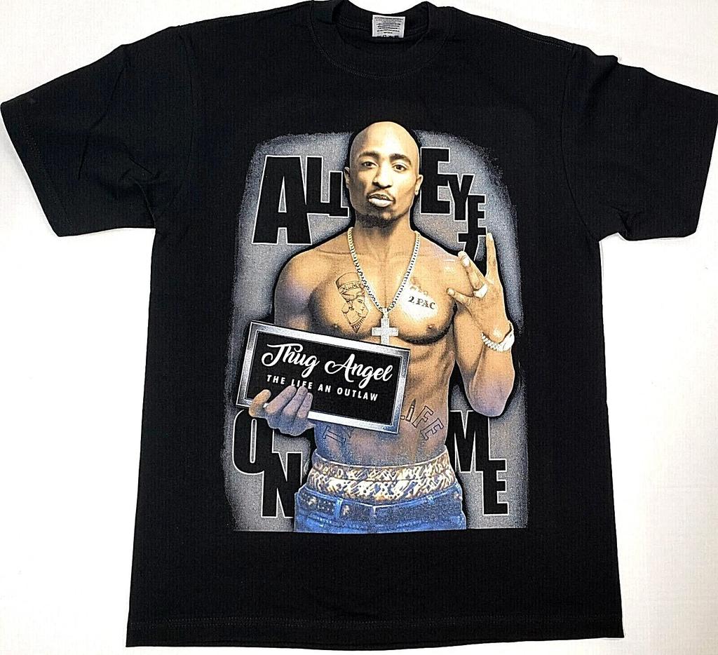 T-shirt Tupac Shakur 2Pac West Coast Hip Hop Rap Streetwear Miejski Męski T-shirt Nowy