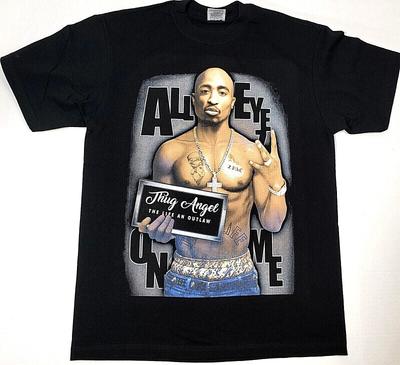 T-shirt Tupac Shakur 2Pac West Coast Hip Hop Rap Streetwear Urbano T-shirt da Uomo Nuova