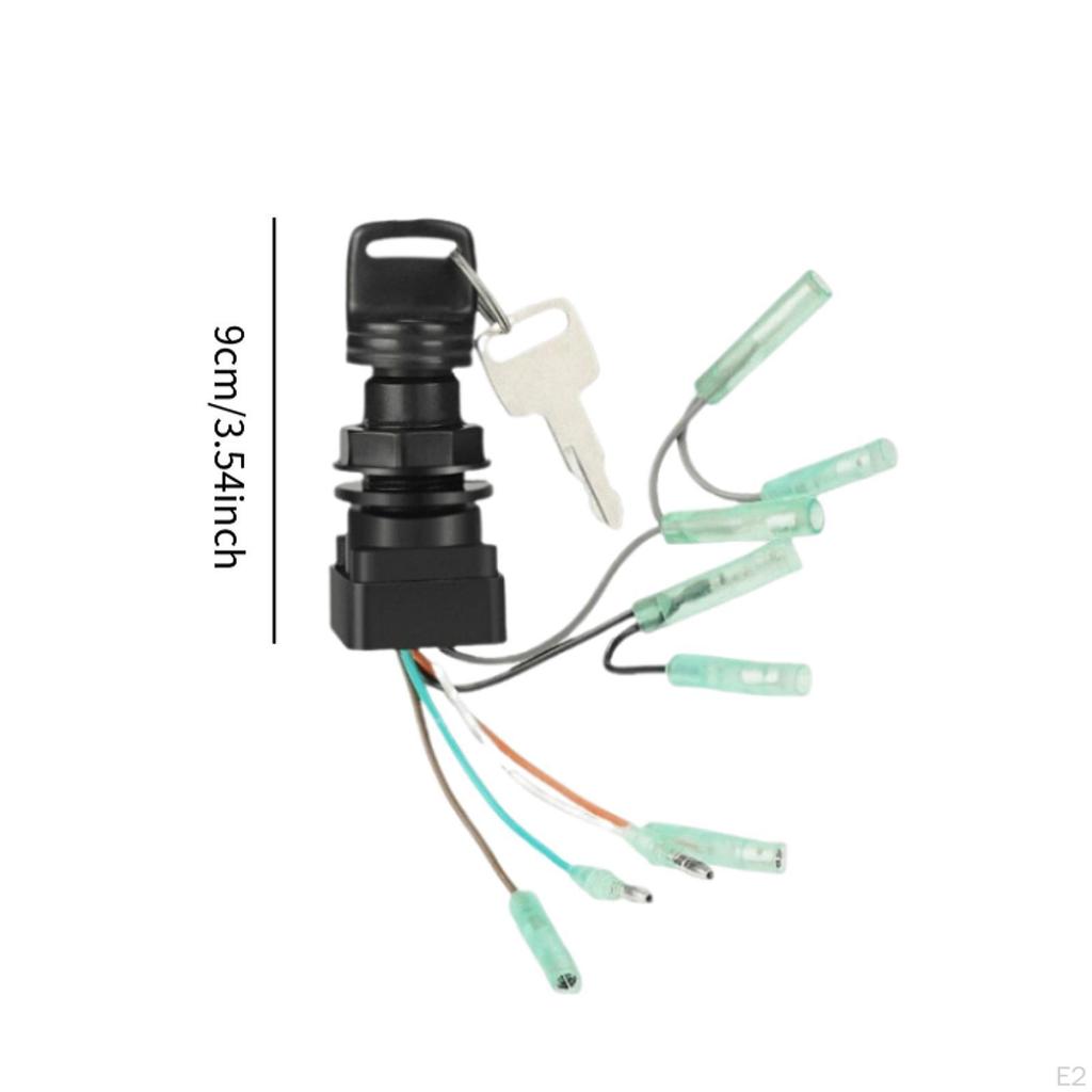 Ignition Switch Assembly Main Switchs Fittings Easy Installation Replacement Outboard Engine Control