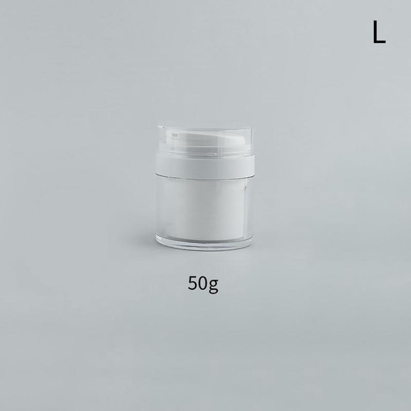 

15 30 50 г Многоразовая косметическая баночка Баночки для крема Вакуумный флакон Косметический контейнер 50g белый