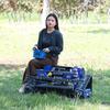 European Spot High Chassis Remote Control Tracked Mower Avoid Fruit Tree Branches Hilly Wasteland Lawn Mowers