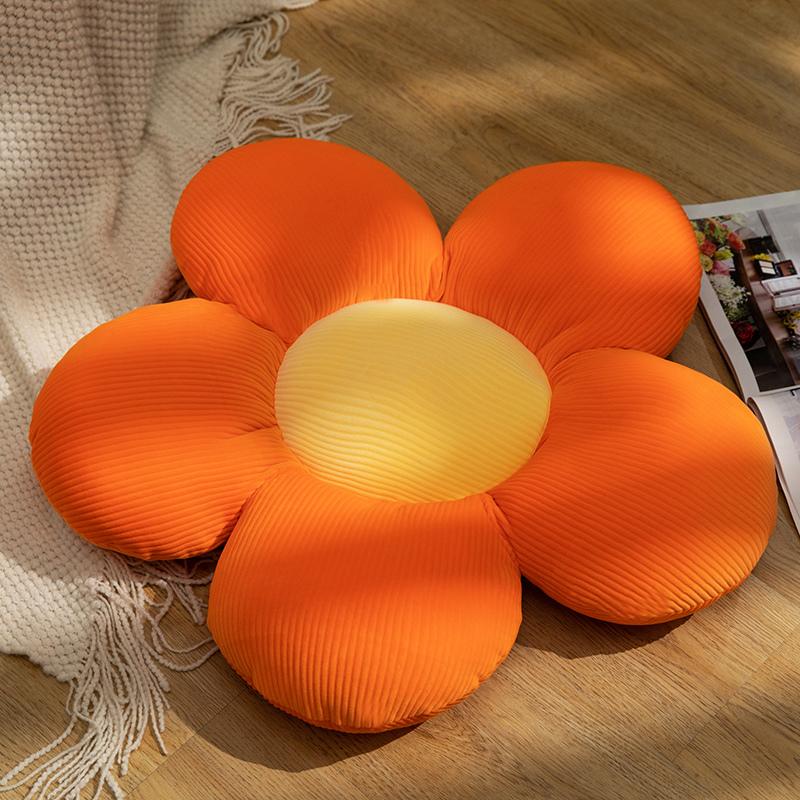 Soft Colourful Flower Pillow Stuffed Plush Daisy Flowers Shape Plant Chair Cushion Home Sofa Decor Soll Kids Girl Birthday Gift 32-35cm S