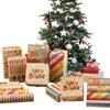 Birthday Gift Wrapping Paper Set Unique Birthday Gift Patterned Wrapping Paper with Tape Tags and Straw Rope