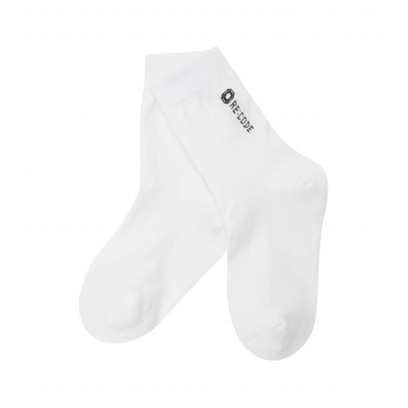 RE;CODE Regular Logo Socks_RYAAM23812WHX