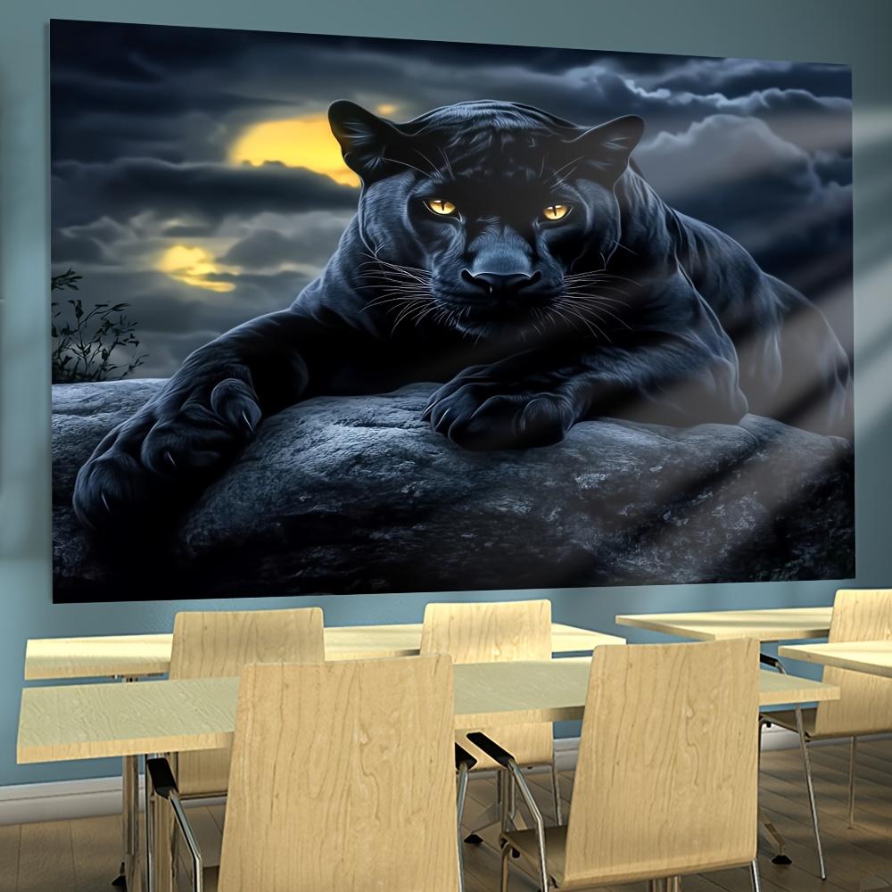 2D plane, 1 modern leopard and moon-themed animal, suitable for indoor, outdoor and garden use