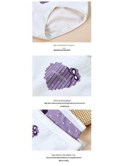 Girls' Pure Cotton Boxer Briefs - Comfortable, Non-Pinching Underwear for Children