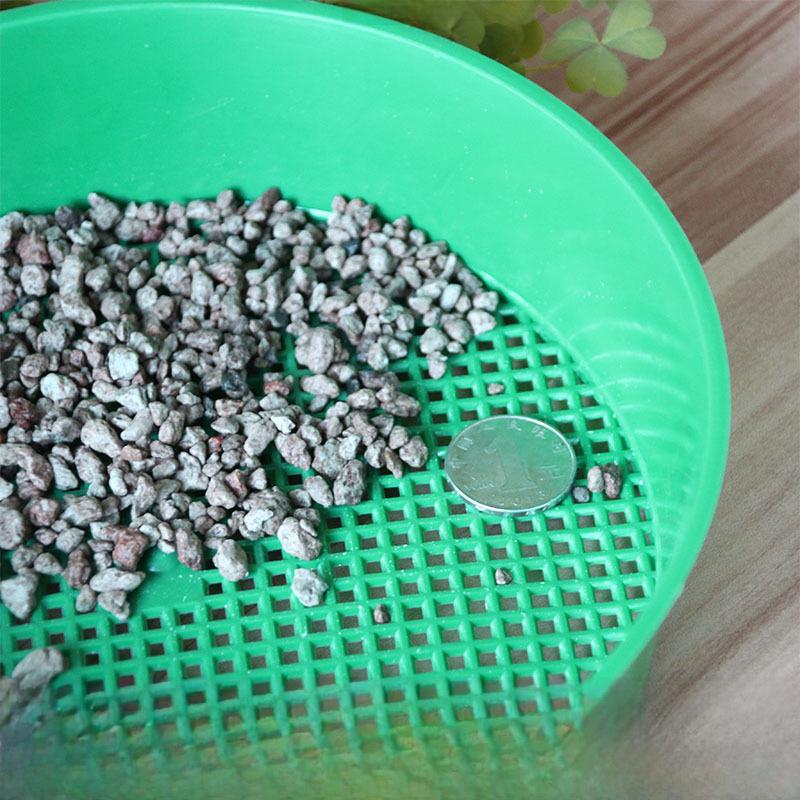 Thickened Plastic Soil Sieve: Gardening Tool for Filtering Soil, Sand, and Seedlings