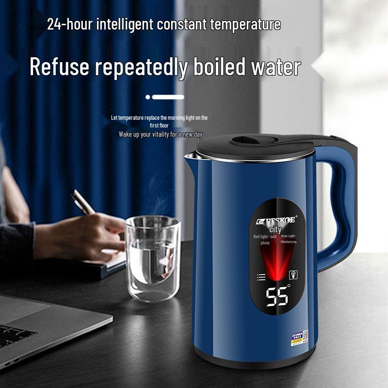 Positive Hemisphere Stainless Steel Electric Kettle with Auto Shut-Off
