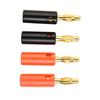 Premium Gold Plated Male Connector for Professional Audio Speaker Wire Cables