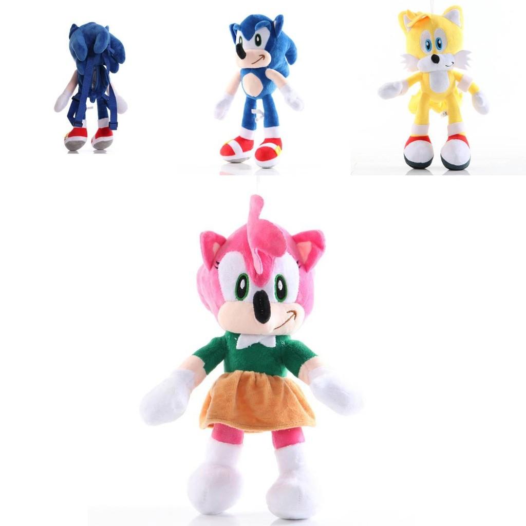 Super Miękka Pluszowa Zabawka Jeż Sonic 12 Cali Urocza Maskotka Dla Dzieci