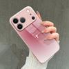 Capa de Celular de Vidro Temperado Metálico Rosa com Design de Cruz Sagrada Para iPhone 17 16 15 14 13 12 11 Pro Max 15 14 Plus 17 Air 16E Capa