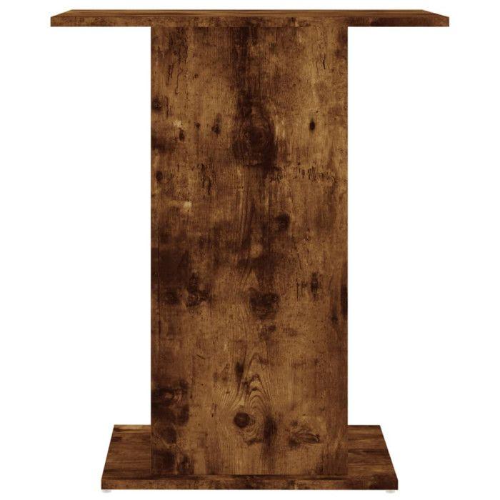 VidaXL Aquarium Stand Smoked Oak 60.5x36x72.5 Cm Engineered Wood 833644