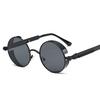 New Round Metal Sunglasses Steampunk Men Women Fashion Glasses Brand Designer Retro Vintage Sun Glasses Uv400