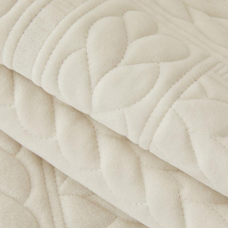 Plyšové polštáře na pohovku, Protiskluzové a proti roztřepení, Zimní zahuštěné, Moderní, Jednoduché, Lehký luxus, Špičkový potah na pohovku, Krycí látka