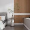 Waterproof Imitation Tile Skirting Board Sticker: Self-Adhesive, Thickened Marble, Solid Color, Wood Grain Wainscoting.