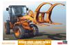 Hasegawa Hitachi Construction Machinery Wheel Loader Log Grapple Specification Machine Plastic Model 66105 1/35 ZW100-6