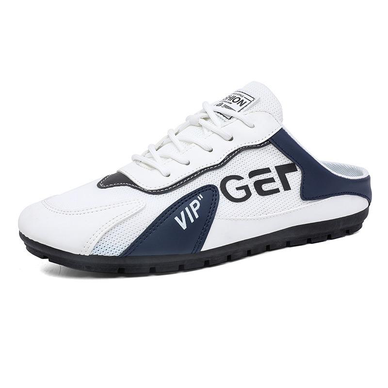 Mode Herrenschuhe Trend Hausschuhe 2025 Sommer Atmungsaktives Mesh Freizeitschuh Vulkanisierte Flats Herren Sneaker Mode Halbschuhe