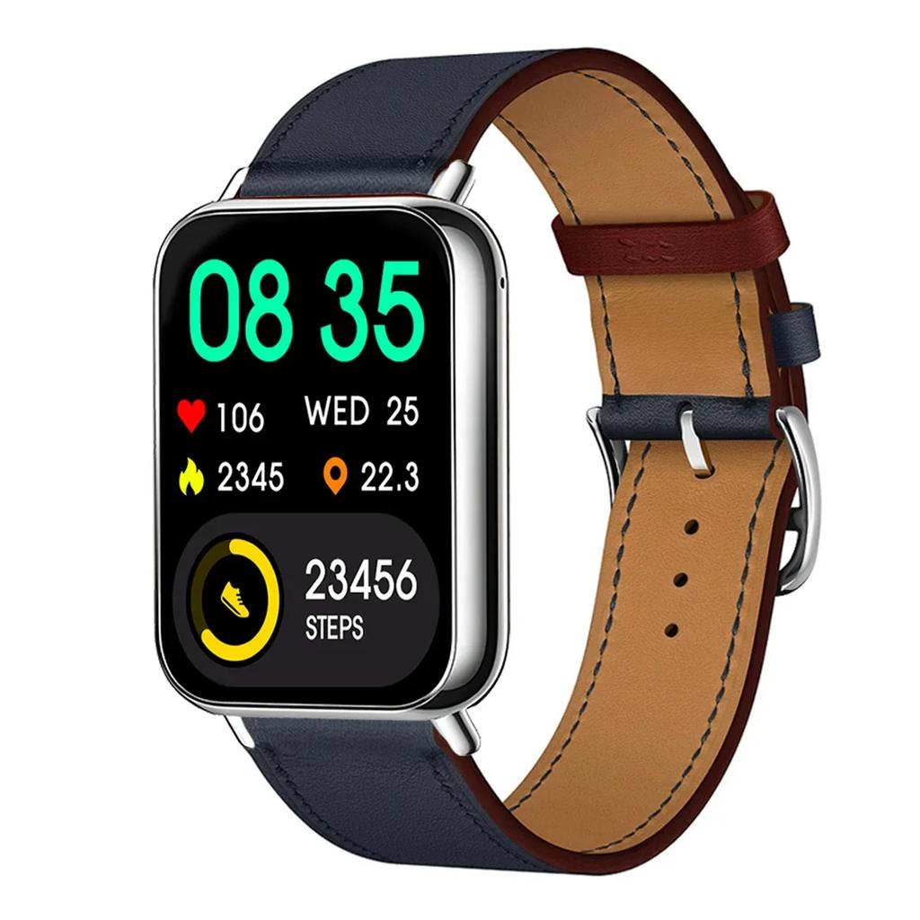 Leather Loop Strap for Redmi Watch 5 Watch 4 Band for Xiaomi Mi 9 Pro Active Wristband Bracelet Mi Band 8 Pro Correa Accessories
