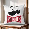 Classic PPringles Cushion Cover Natural Linen Organic Fabric DoubleSided Printing Couch Pillow Covers Home Decor