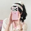 Cartoon Pig Snot Blush Anti-fall Phone Case for iPhone 14/13/12/ProMax 17/16/15