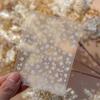 1Sheet 5D Soft Embossed Relief Nail Stickers Cute Daisies Self Adhesive Slider Stickers Press On Nails DIY Nail Art Dec