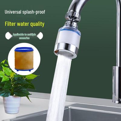 Domowy kuchenny filtr do wody na kran i przedłużka z dyszą zapobiegającą rozpryskiwaniu