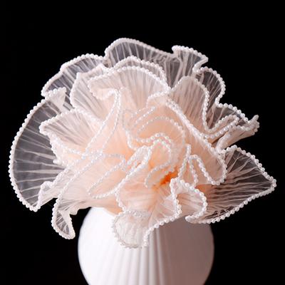 28cm X 4.5m Flower Wrapping Paper, Wave Yarn Lace Mesh for Florist Bouquet Packaging, Gift Supplies
