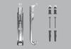 Set (complete Set) of MCA-D Rail Suspensions for Panel Radiators Without Start