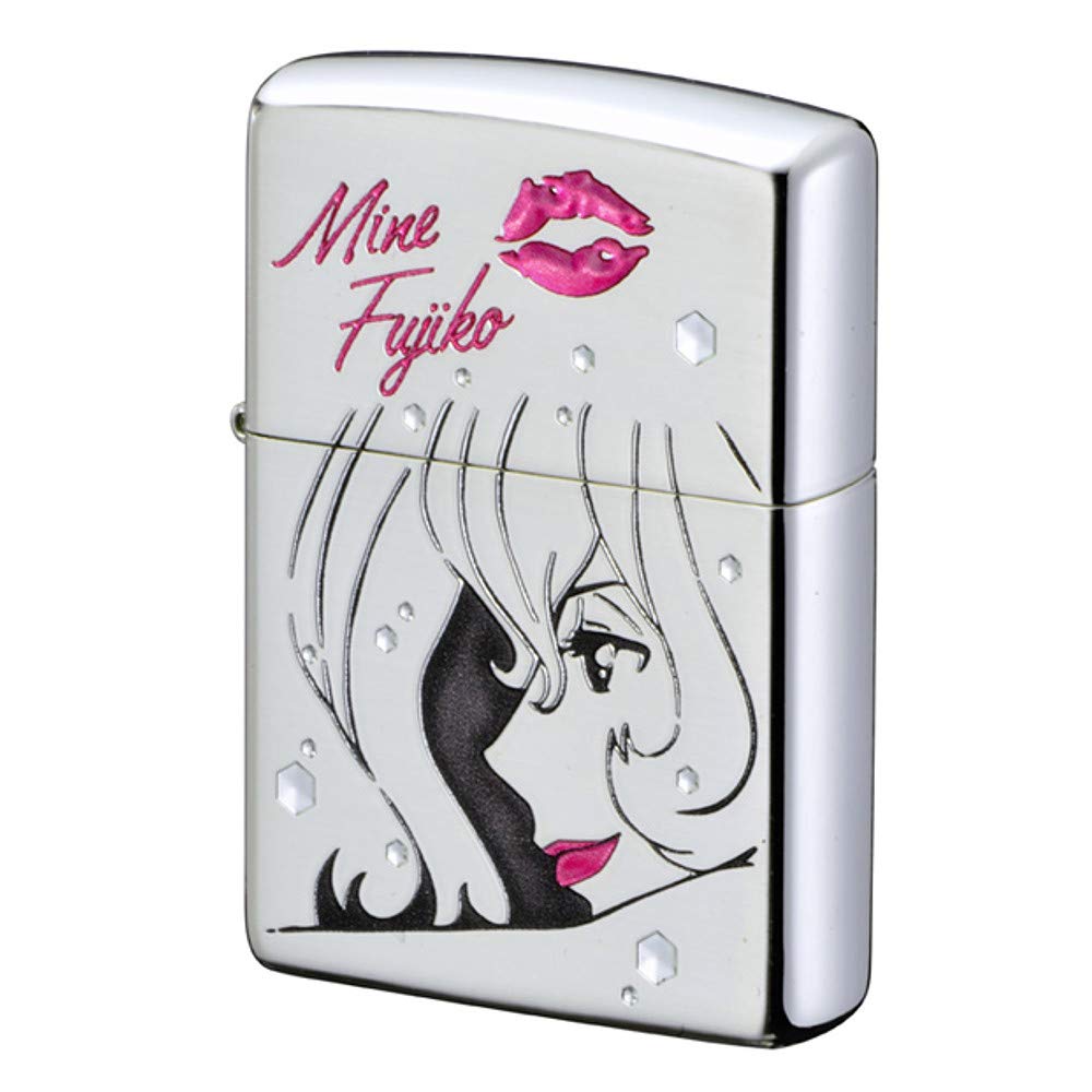 Lupin III Zippo Fujiko After Shower Silver Satin -